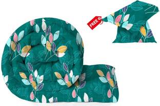 BSB HOME Floral Single Comforter for  Heavy Winter