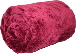 Comfowell Floral Single Mink Blanket for  Heavy Winter