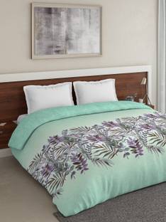 DDECOR Live beautiful Floral Single Comforter for  Mild Winter