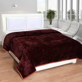 Tisha Floral Double Mink Blanket for  AC Room