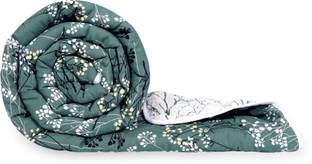 Divine Casa Printed Single Comforter for  Heavy Winter