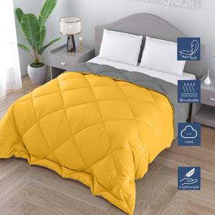 CHICERY Solid Double Comforter for  Heavy Winter
