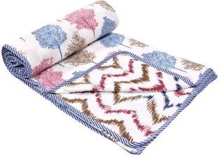 N Decor Floral Single Dohar for  AC Room