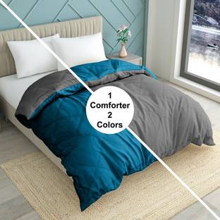 Comfowell Solid Double Quilt for  Heavy Winter