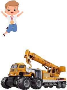 Zuuluzrs Construction Crane Transport Truck Toy for Kids