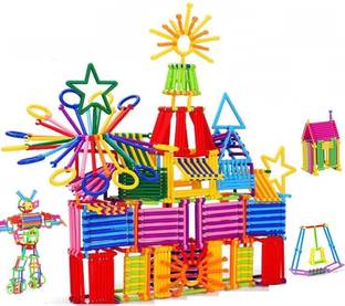 टेकब्लेज़ 230 Colorful Building Blocks Set Educational Building Smart City Blocks for Kids