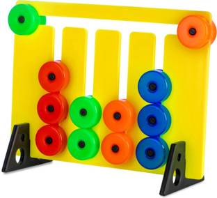VrajVilla Learning Colour And Pattern Matching Montessori Slide Puzzle Game For Kids