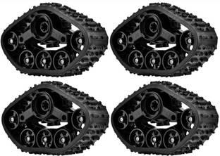 Yellow Tommy 4Pcs Track Wheels – Compatible with 1/16 WPL B14 C24 Military Truck