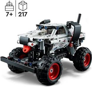 Bestie Toys Blocks Monster Jam Monster Mutt Dalmatian Building Toy (244 Pcs)