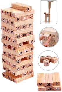 CrazyBuy Tumbling Tower Wooden Block Stacking Game