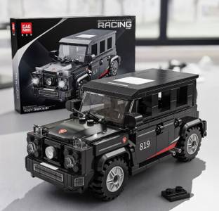 MD TOY VILLA car blocks set ( 316 pieces ) highly detailed car model with guidebook