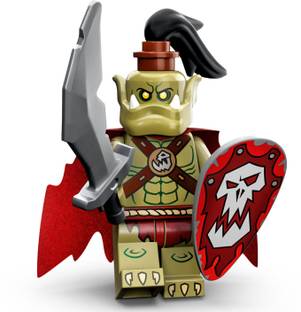 LEGO Collectable Minifigures Series 24 - Orc with Stand and Accessories 71037, Multic