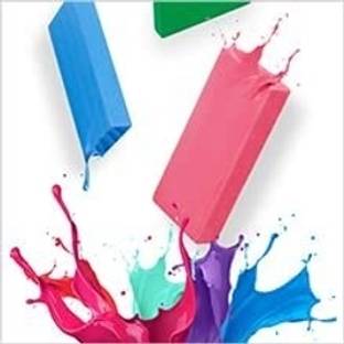 Pulsbery 120 Pcs Children's Color Classification Rainbow Wood Domino