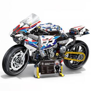 HAPPY CHAPPIE Super Bike Blocks Set Exclusive technic Blocks Model, Brick Toys 1000 Rr Bike