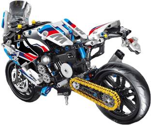 Bestie Toys Blocks Brick Bike BMW M 1000 RR 42130 Model Building Kit; Build Motorcycle.