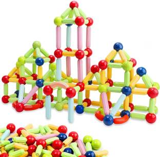 Learn With Fun Magnetic Stick Blocks for Boys Girls Kids 36 Pcs