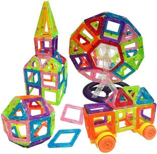 khilona waala FunBlast Mag Magic Magnetic Building Blocks Puzzle for Kids Learning Toy
