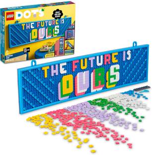 LEGO DOTS Big Message Board 41952 DIY Craft Decoration Kit; A Customizable Canvas Des