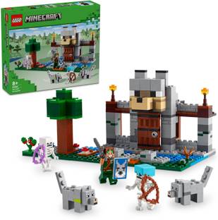 LEGO Minecraft The Wolf Stronghold Fortress Playset 21261 ( 312 Blocks)