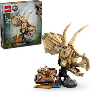 LEGO Jurassic World Dinosaur Fossils:Triceratops Skull Model Set76969 building block