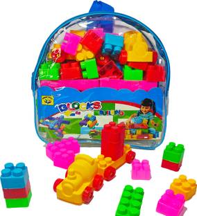 Khelna Bati Block Building Toys for Kids with Bag Packing, Blocks and Puzzle Assembling