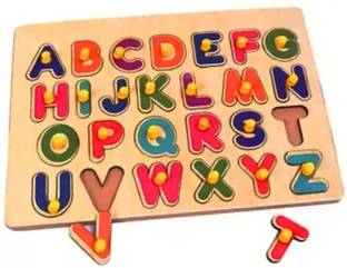 GAMLOID New Price Wooden Alphabet Educational learning Board brain tester