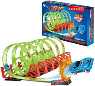 Bestie Toys Hot Sales Slot Toys Pull Back Wheels Track Builder Total TakeoverTrack for Kids