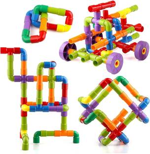 Jo Baby Educational Pipe Block for Creative Play and Learn Building Pipe Block