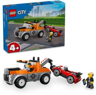 LEGO City Tow Truck and Sports Car Repair Toy Playset 60435 ( 101 Blocks)