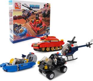 Sluban Police Theme Building Block Toys460 Pieces M38-B0658