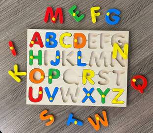 GAMLOID Down Price Capital Alphabets Letters Learning Educational Puzzle Toy for Kids