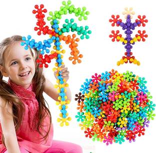 Toys N Smile Creative StarLink Interlocking DIY Blocks Educational STEM Toy For Kid (75 Pcs)