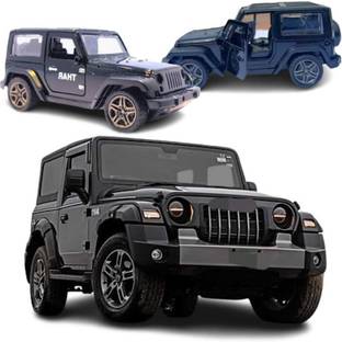 Xcillince Toys Presents_Metal Pull-Back Action Openable Doors 4x4 Thar Premium Car_a16