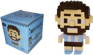 Birthday Popper Footballer Messi DIY Building Blocks (Pack of 1)Mini Figure Toy