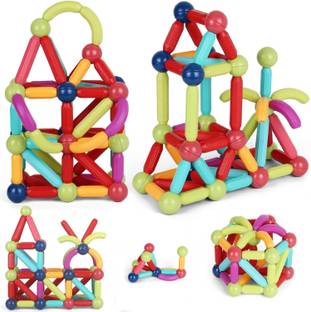 Learn With Fun Magnetic Stick Blocks for Boys Girls Kids 25 Pcs