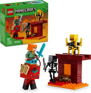 LEGO Minecraft The Nether Lava Battle Gamer Toy for Kids 21266 (99 Blocks)