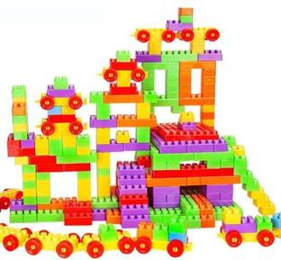 KUSH Train Engine Building Blocks for Kids, Building Blocks for Kids Puzzle Games