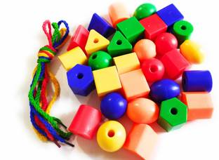 दीटर्टल Beads Play For Kids 18 Months And Above // Plastic // Large Size