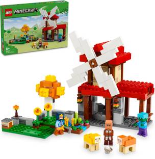 LEGO Minecraft The Windmill Farm Video-Game Set Gift 21262 ( 462 Blocks)