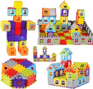 TOYVISION Low Price Happy House Building Blocks Learning/Educational Puzzle Toy Kids Gift