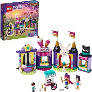 LEGO Friends Magical Funfair Stalls 41687 Building Kit; Carnival Pretend Play Toy for