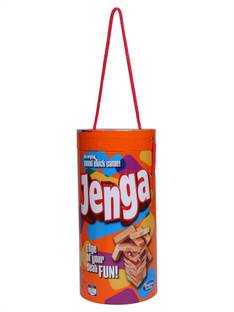 HASBRO GAMING Jenga Tube Pack; Hardwood Blocks; Stacking Tower Game for Kids Ages 6 and Up