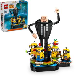 LEGO Despicable Me 4 Brick-Built Gru and Minions Set 75582 ( 839 Blocks)