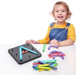 DevDarsh Alpha Numeric Puzzle - Alphabet & Number Construction Puzzle Toys for Kids
