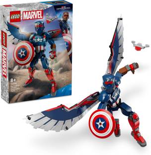 LEGO Marvel New Captain America Construction Figure 76296 building blocks toys