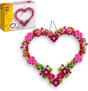 LEGO Heart Ornament Home Decor 40638 building blocks toys for 9+