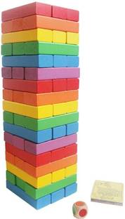 Way Beyond 48 Colorful Wooden Building Block/Jenga