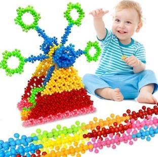 DevDarsh Top Star Link Activity Educational Building Block Toys for Kids (100 pcs)