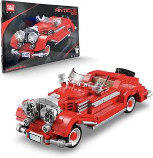 MD TOY VILLA vintage car blocks set ( 334 pieces ) highly detailed antique car model