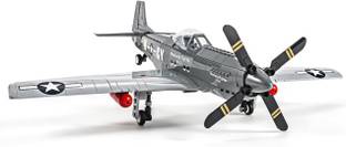 Vaniha 256 Pieces P-51 Military Mustang Airplane Building Blocks Plane